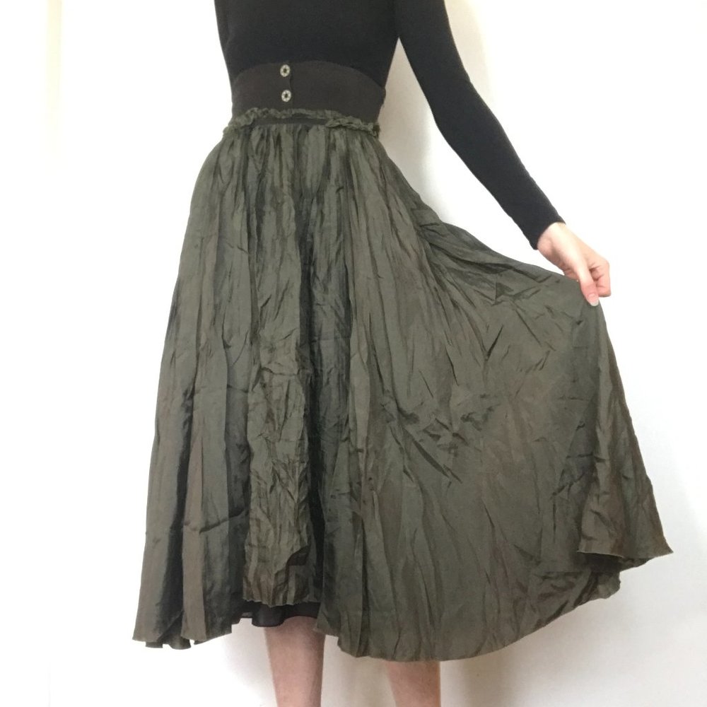 Antonio Marras Irredentist Green Corset Skirt